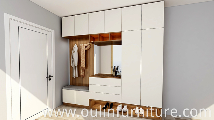 Modern children room and kids bedroom with wardrobes